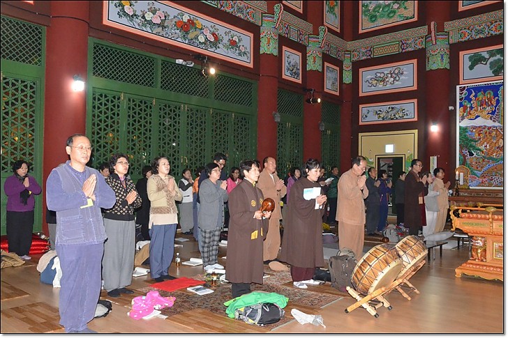 영월 만봉사 염불정진