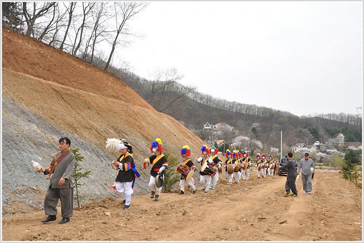아미타사 개원 7주년 주말 농장 개장 지신 밟기