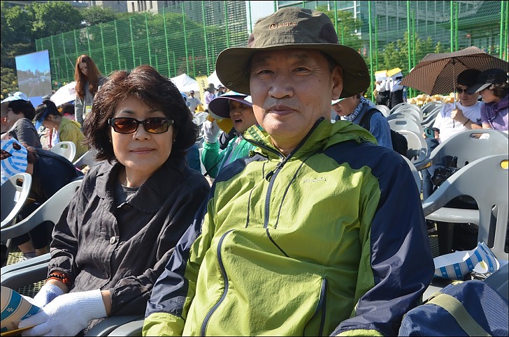  동국대운동장에서