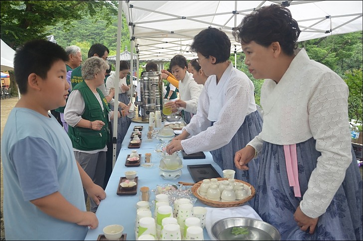 제18차년도 향천사 염불정진대회  동산불교대학 다도학과 차공양