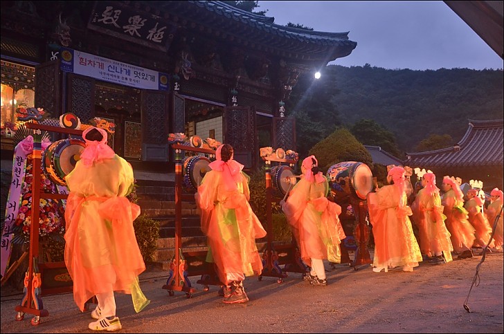 제18차년도 향천사 염불정진대회  동산능인사물반 천고북