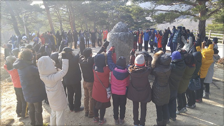 건봉사 등공대 참배  