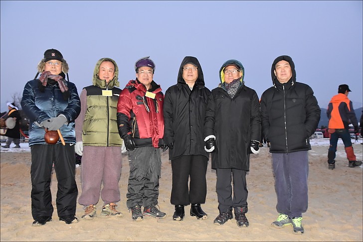 2017년 새해맞이 동산법당 철야정진 화진포해돋이