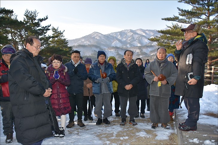 2017년 새해맞이 동산법당 철야정진 화진포해돋이 건봉사 등공대 참배