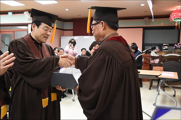 동산불교대 수계및 졸업식