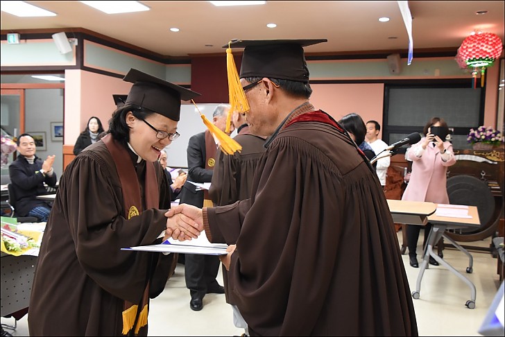 동산불교대 수계및 졸업식