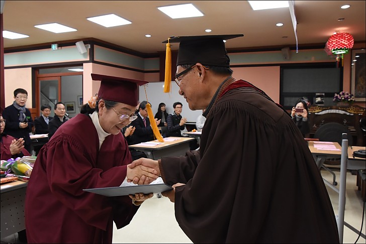 동산불교대 수계및 졸업식