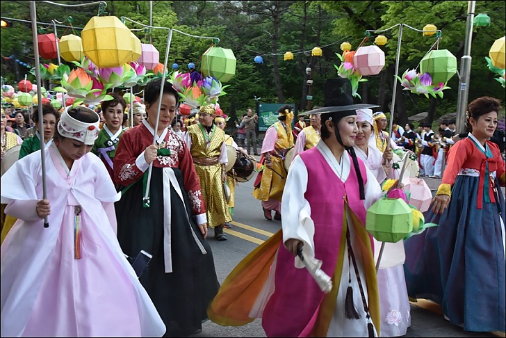불기2561년 2017 연등회 연등행렬