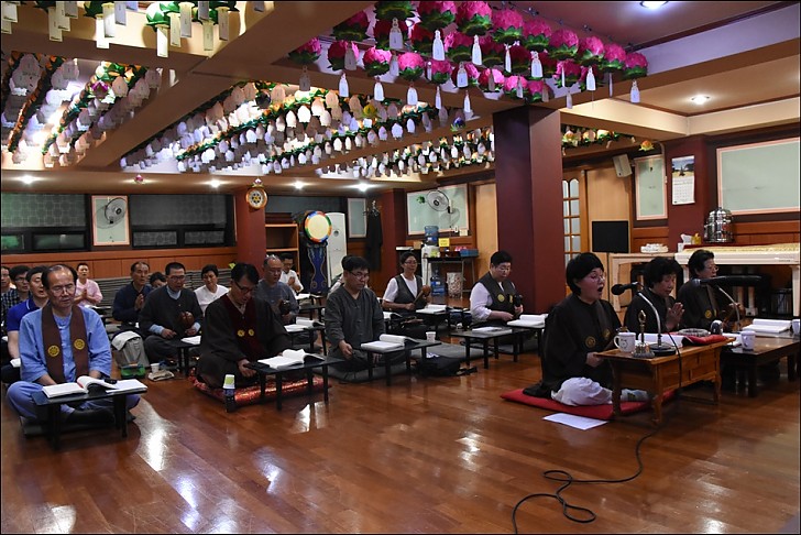 제6차 전국염불만일회 7,000일 회향 철야정진기도