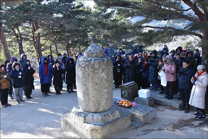 2018무술년새해맞이 철야정진 화진포해돋이및 금강산 참배기도