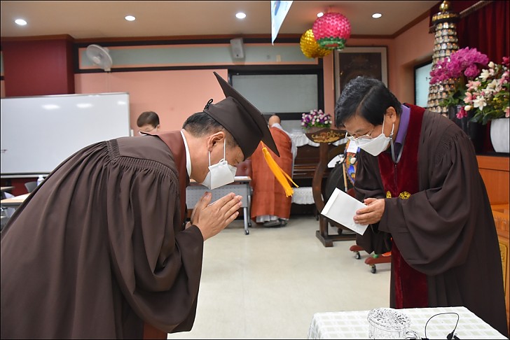 동산불교대학 54회 55회 대학원 졸업식