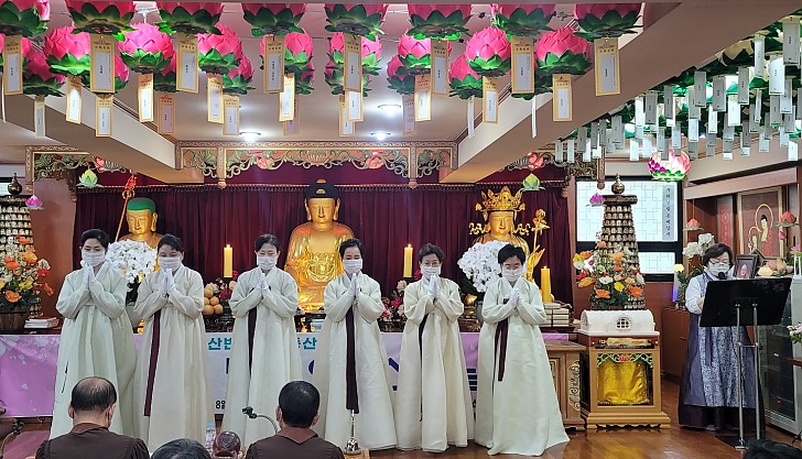 부처님전 육법공양-동산다도학과