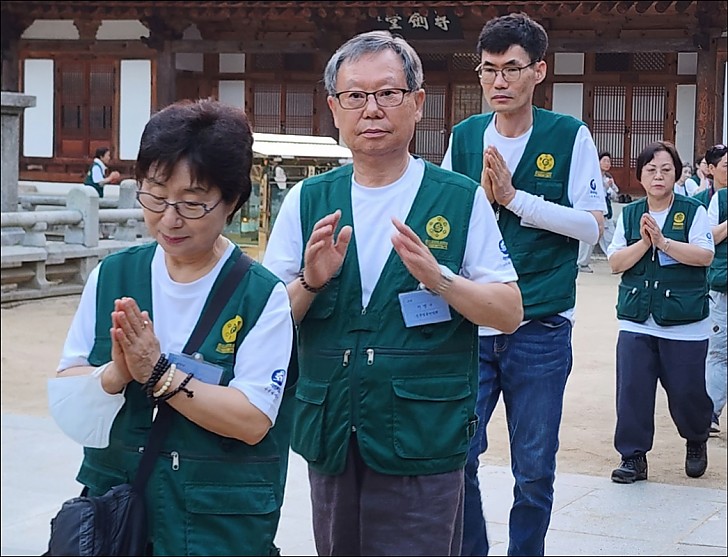 제6차전국염불만일회 26차년도 직지사염불정진대회 2일차 행선염불
